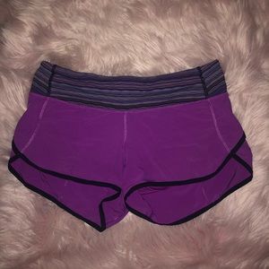 Magenta Lululemon speed shorts